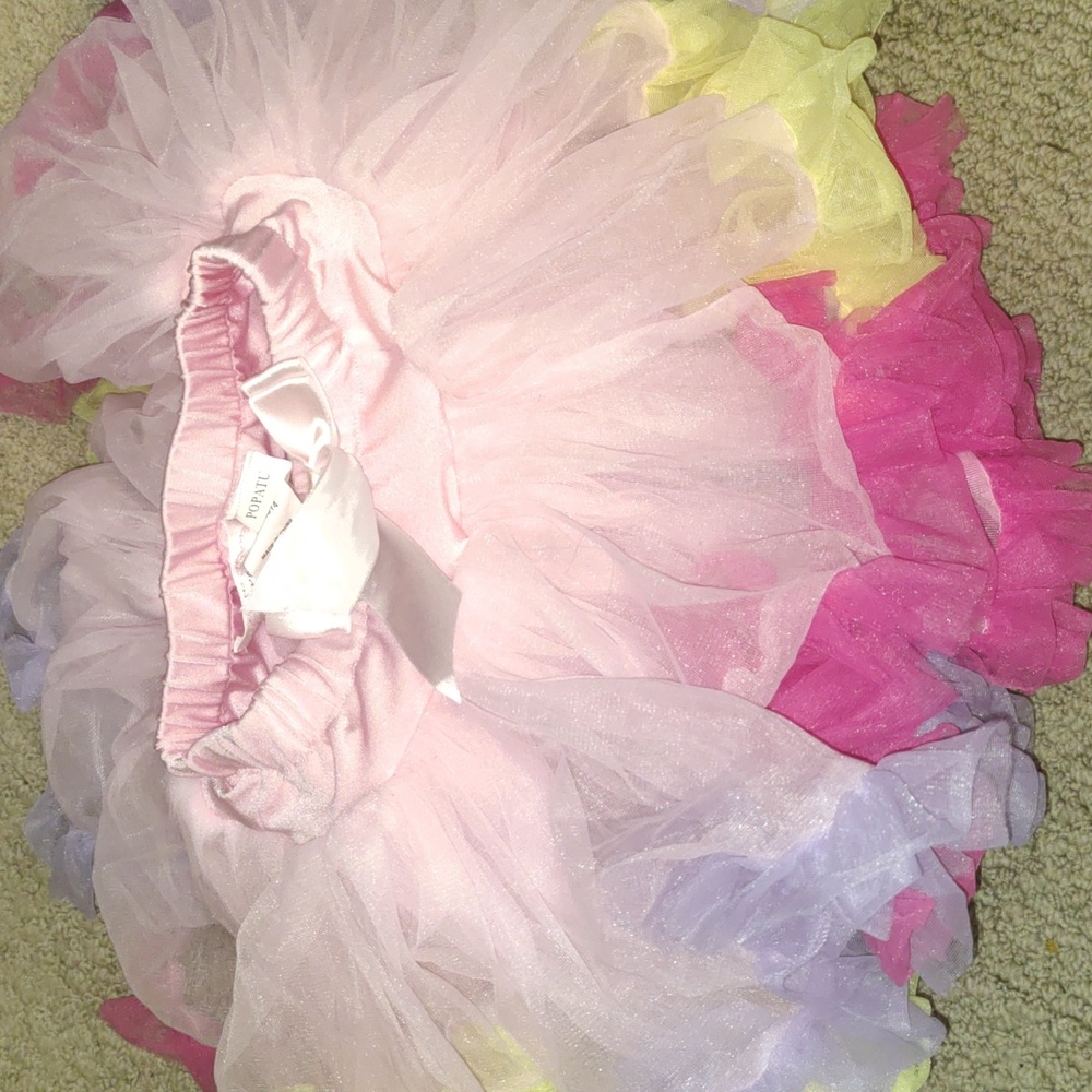 Girls Popatu Birthday Princess Ruffle Tutu M
